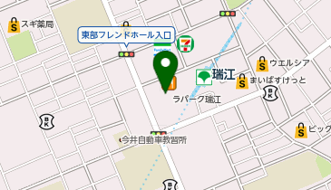 toto取扱 瑞江チャンスセンターの地図画像