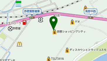 toto取扱 赤穂イオンチャンスセンターの地図画像