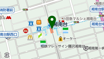 toto取扱 小田急宝くじ湘南台店の地図画像