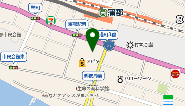 toto取扱 蒲郡アピタチャンスセンターの地図画像