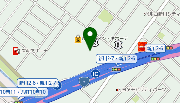 toto取扱 新川2条チャンスセンターの地図画像