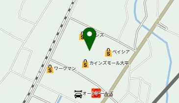 toto取扱 大平カインズモールチャンスセンターの地図画像