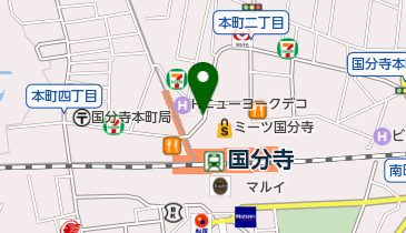 toto取扱 国分寺駅北口チャンスセンターの地図画像