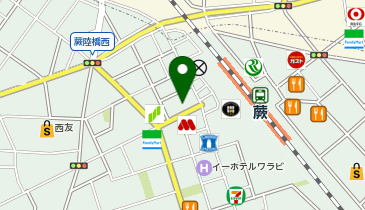 toto取扱 蕨駅西口チャンスセンターの地図画像