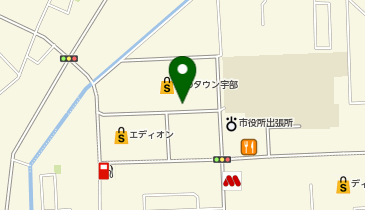 toto取扱 宇部ゆめタウンチャンスセンターの地図画像