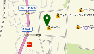 toto取扱 大竹ゆめタウンチャンスセンターの地図画像
