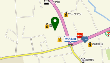 toto取扱 野沢チャンスセンターの地図画像