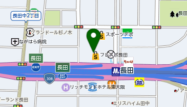 toto取扱 フレスポ長田店宝くじ売場の地図画像