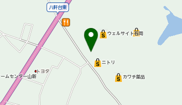 toto取扱 ウェルサイト石岡チャンスセンターの地図画像