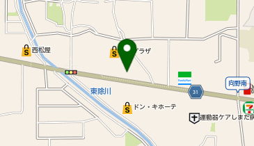 toto取扱 キャビン向野店の地図画像
