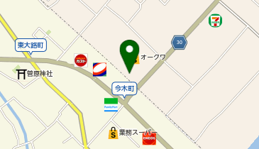 toto取扱 和泉小田オークワチャンスセンターの地図画像