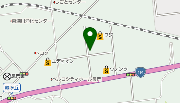 toto取扱 長門フジチャンスセンターの地図画像