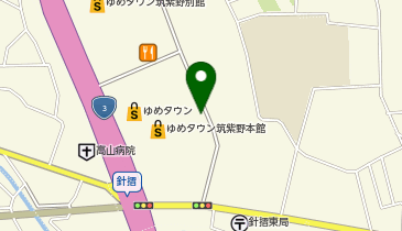 toto取扱 筑紫野ゆめタウンチャンスセンターの地図画像