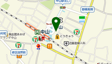 toto取扱 中山とうきゅうチャンスセンターの地図画像