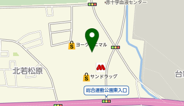 toto取扱 若松原ヨークベニマルチャンスセンターの地図画像