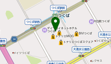 toto取扱 つくばトナリエキュートチャンスセンターの地図画像