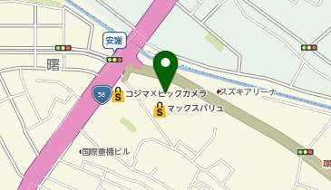 toto取扱 安謝マックスバリュチャンスセンターの地図画像