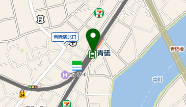 toto取扱 京成青砥チャンスセンター の地図画像