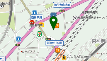 toto取扱 東神奈川イオンチャンスセンターの地図画像