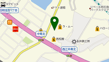 toto取扱 ラ・ムー明石南宝くじセンターの地図画像