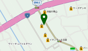 toto取扱 チャンスセンターイオンモール出雲の地図画像