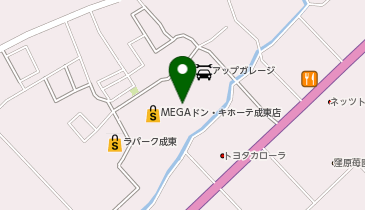 toto取扱 成東ドン・キホーテチャンスセンターの地図画像
