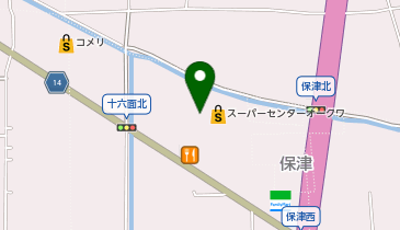 toto取扱 オークワ田原本インターチャンスセンターの地図画像