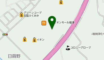 toto取扱 チャンスセンターイオンモール福津の地図画像