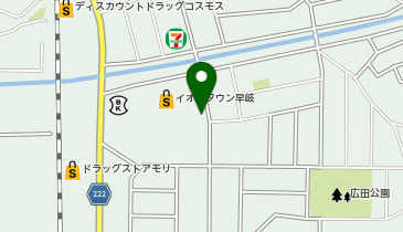 toto取扱 早岐イオンタウンチャンスセンターの地図画像