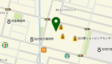 toto取扱 古川イオンチャンスセンターの地図画像