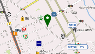 toto取扱 越谷つるかめチャンスセンターの地図画像