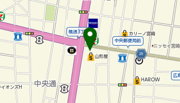 toto取扱 山形屋前チャンスセンターの地図画像