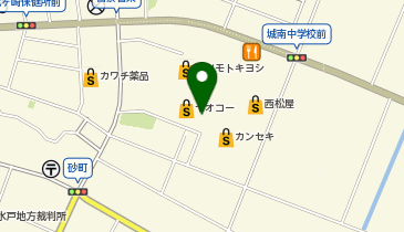 toto取扱 龍ヶ崎ヤオコーチャンスセンターの地図画像