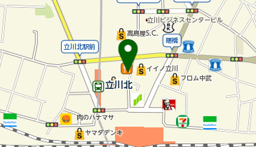 toto取扱 立川チャンスセンターの地図画像