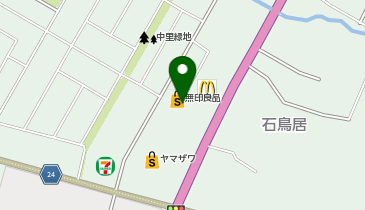 toto取扱 ヤマザワ長岡店宝くじ夢売場の地図画像