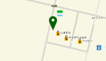 toto取扱 よねやハッピーモール店 宝くじ夢売場の地図画像