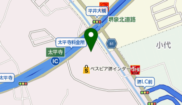 toto取扱 ベスピア堺インター宝くじ売場の地図画像