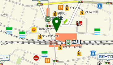 toto取扱 立川ルミネチャンスセンターの地図画像