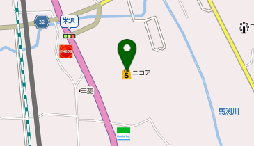 toto取扱 宝くじ神社二戸ニコアチャンスセンターの地図画像