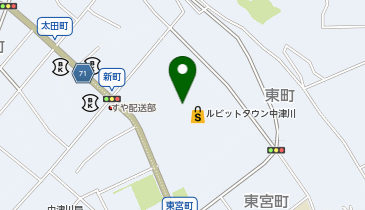 toto取扱 ルビットタウン中津川店 宝くじ売場の地図画像