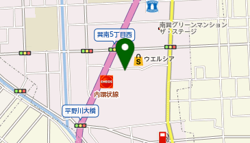 toto取扱 巽南万代チャンスセンターの地図画像