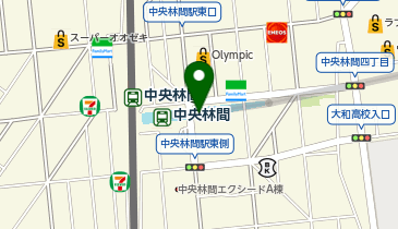 toto取扱 中央林間とうきゅうチャンスセンターの地図画像