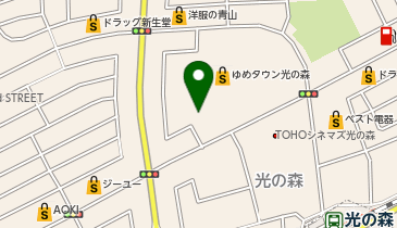 toto取扱 光の森ゆめタウンチャンスセンターの地図画像