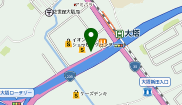 toto取扱 大塔イオンチャンスセンターの地図画像
