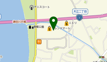 toto取扱 瀬田川フレンドタウンチャンスセンターの地図画像