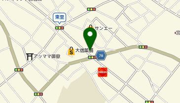 toto取扱 宮古島サンエーチャンスセンターの地図画像