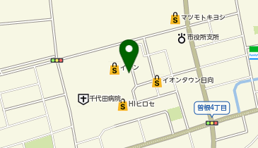 toto取扱 日向イオンチャンスセンターの地図画像