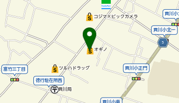 toto取扱 貢川オギノチャンスセンターの地図画像