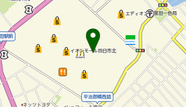 toto取扱 チャンスセンターイオン四日市北の地図画像