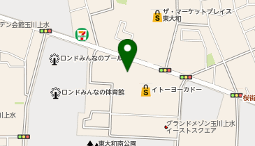 toto取扱 チャンスセンターリコパ東大和の地図画像